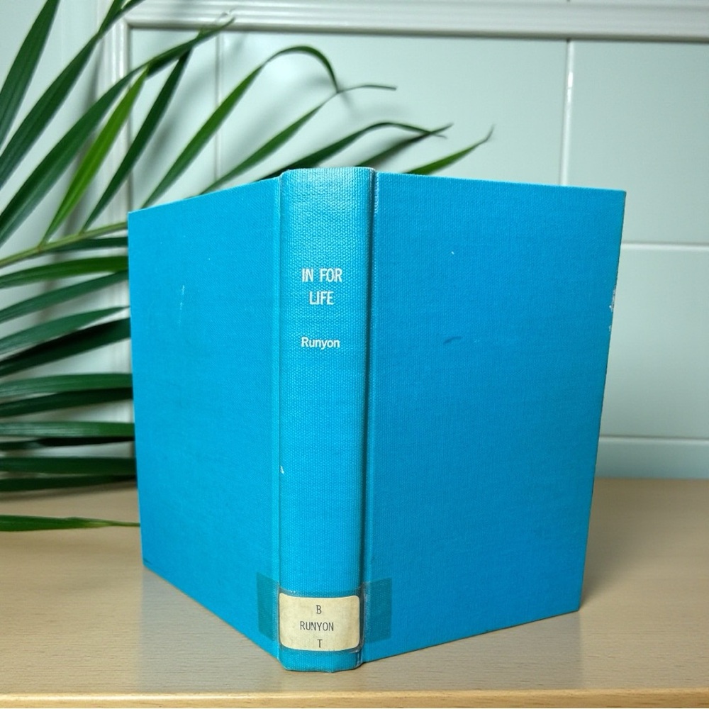 In for Life: A Convict’s Story 1953 First Edition Vintage Prison Memoir